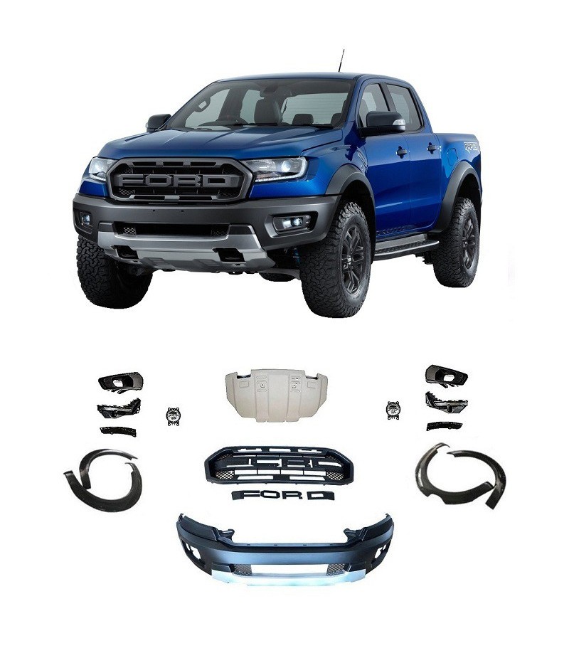 BODY KIT RAPTOR STYLE GEN1 FORD RANGER T8 2016-2022 MP