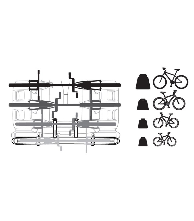 THULE VeloCompact 4B Adaptador Portabicicleta