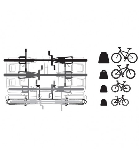THULE VeloCompact 4B Adaptador Portabicicleta