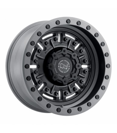 Llanta Black Rhino Abrams TEXTURED MATTE GUNMETAL 17x9.5...