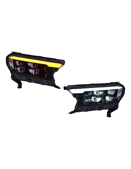 Opticos delanteros 4 led Ford Ranger T7/T8 2016-2022 MP
