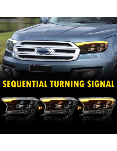 Opticos delanteros 4 led Ford Ranger T7/T8...