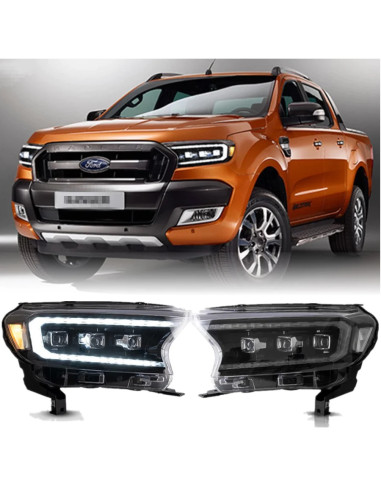 MP Opticos delanteros 3 led Ford Ranger T7/T8...