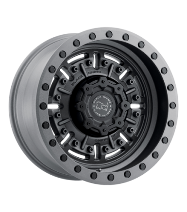 Llanta Black Rhino Abrams TEXTURED MATTE GUNMETAL 17x9.5...