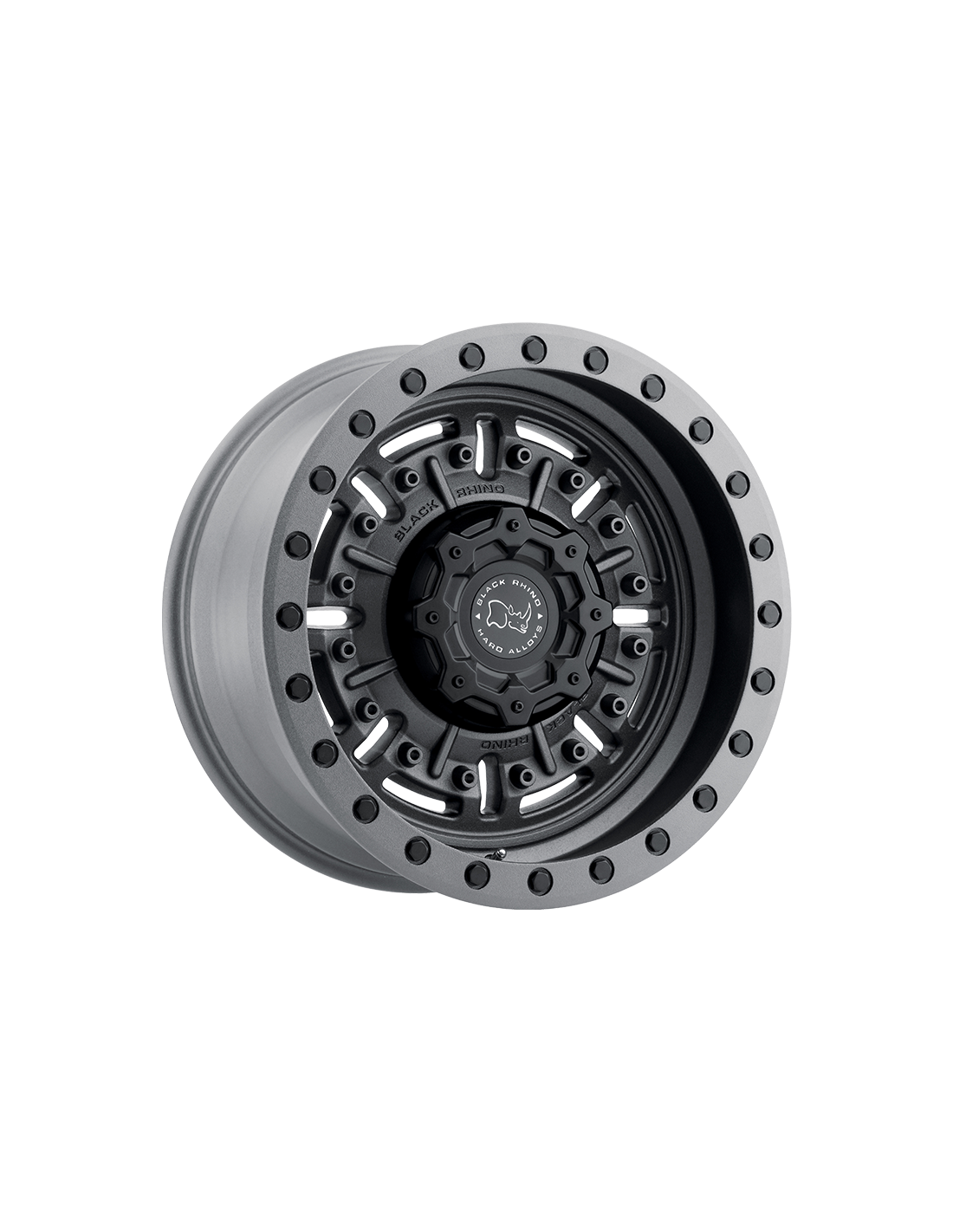 Llanta black rhino abrams textured matte gunmetal 17x9 5 8x165 18