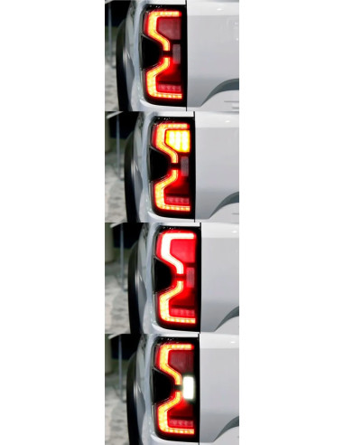 Focos traseros Estilo Raptor Ford Ranger 2023+ MP