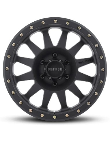 Llanta 304 Matte Black 20x10" 6x139/-18- Method...