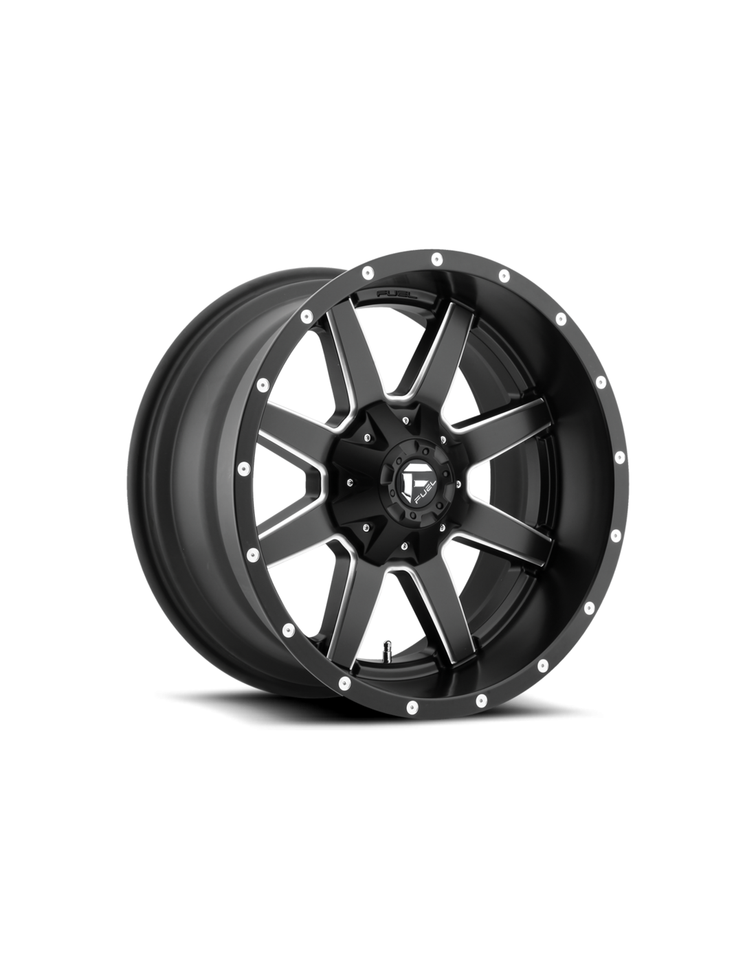 Llanta fuel maverick black milled 17x9 6x135 6x139 12