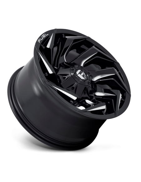 Llanta Fuel Reaction GLOSS MILLED BLACK 17X9 6X139.7/135/-12