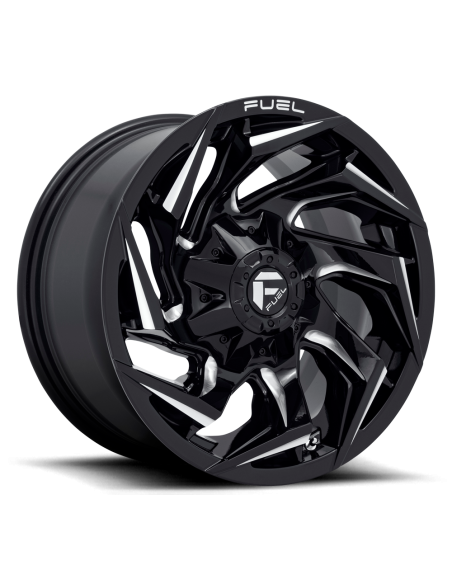 Llanta Fuel Reaction GLOSS MILLED BLACK 17X9 6X139.7/135/-12