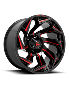 Llanta Fuel Reaction GLOSS BLACK RED TINT 17X9...