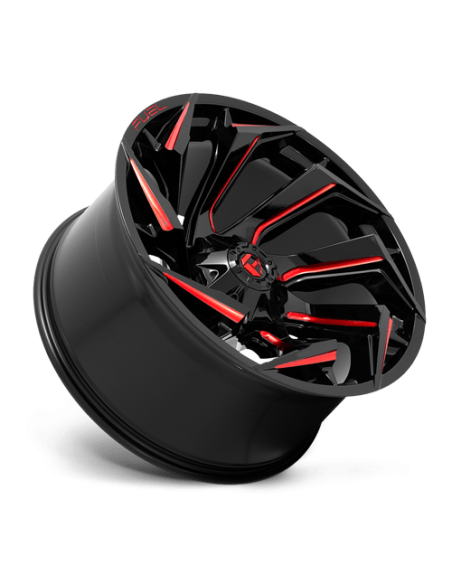 Llanta Fuel Reaction GLOSS BLACK RED TINT 17X9 6X139.7/135/-12