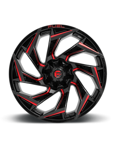 Llanta Fuel Reaction GLOSS BLACK RED TINT 17X9...