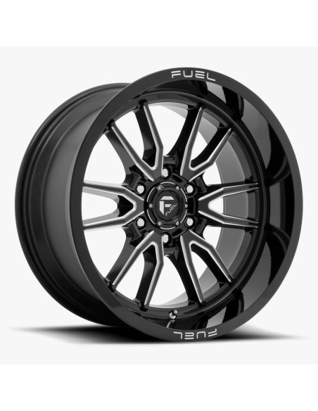 Llanta Fuel Clash Gloss Black Milled 17x9 6x139/-12