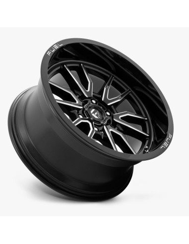 Llanta Fuel Clash Gloss Black Milled 17x9...