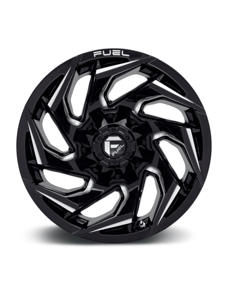 Llanta Fuel Reaction GLOSS MILLED BLACK 20X10 6X139.7/135/-18