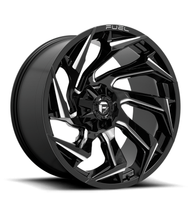 Llanta Fuel Reaction GLOSS MILLED BLACK 20X10...