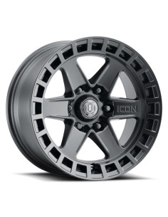 Llanta Raider SATIN BLACK 17x8.5 6x139/0 ICON ALLOYS