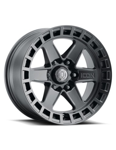 Llanta Raider SATIN BLACK 17x8.5 6x139/0 ICON...