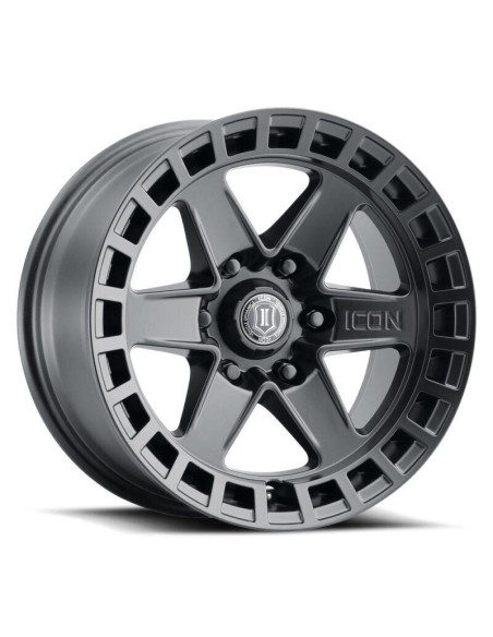 Llanta Raider SATIN BLACK 17x8.5 6x139/0 ICON ALLOYS