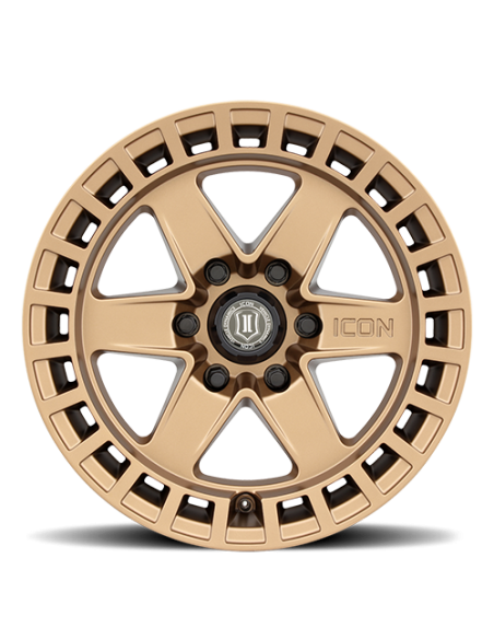 Llanta Raider SATIN BRASS 17x8.5 6x139/0 ICON ALLOYS