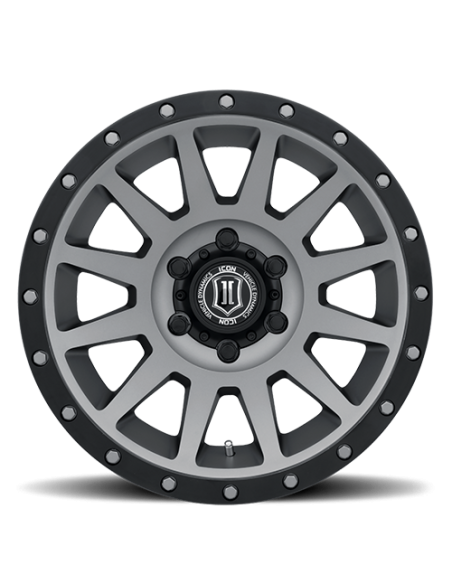 Llanta Compression TITANIUM 17X8.5 6X139/0 ICON ALLOYS