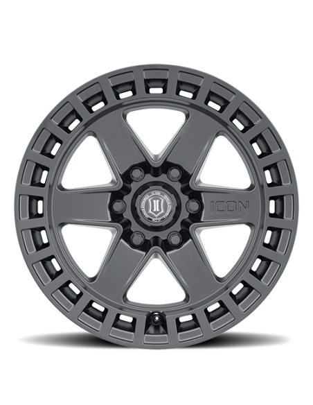 Llanta Raider SATIN BLACK 17x8.5 6x139/0 ICON ALLOYS