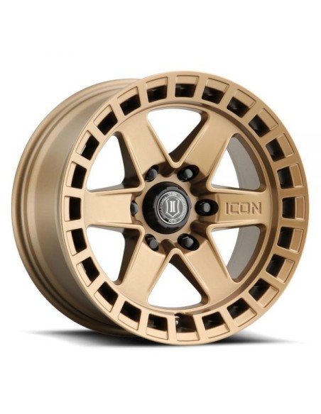 Llanta Raider SATIN BRASS 17x8.5 6x139/0 ICON ALLOYS