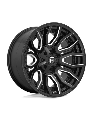 Llanta Fuel Rage GLOSS BLACK MILLED 20X9...