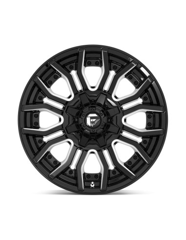 Llanta Fuel Rage GLOSS BLACK MILLED 20X9...