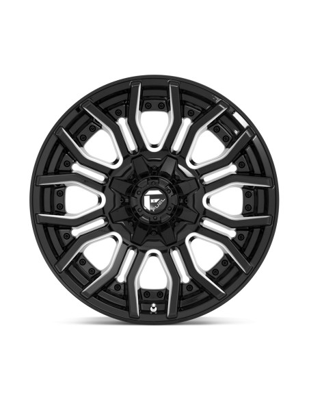 Llanta Fuel Rage GLOSS BLACK MILLED 20X9 6X139.7/6X135/1