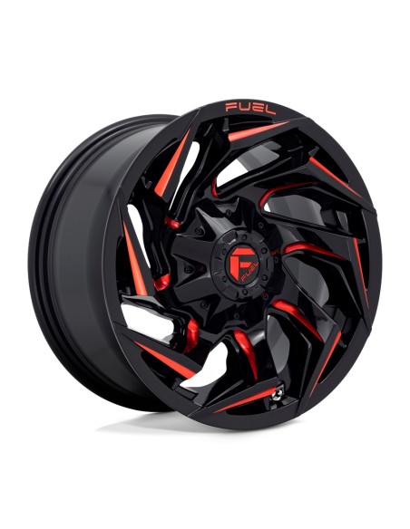 Llanta Fuel Reaction GLOSS BLACK RED TINT 20x10 6X139.7/135/-18