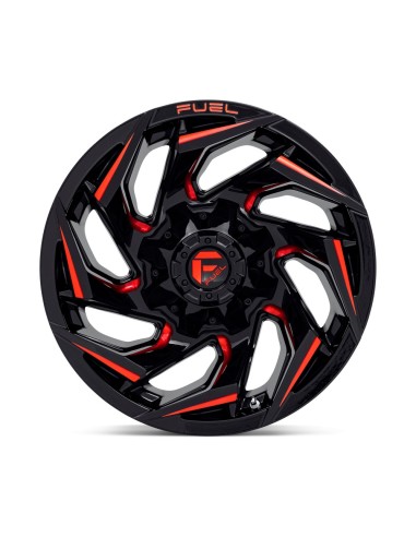 Llanta Fuel Reaction GLOSS BLACK RED TINT 20x10...
