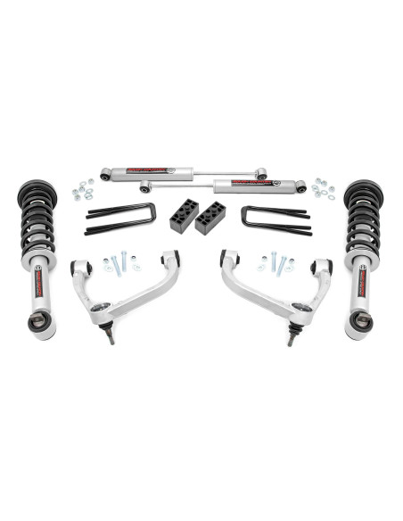 Kit de suspensión N3 3" Ford F150 D/C 2014-2020 ROUGH COUNTRY