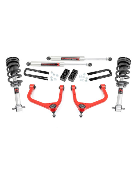 Kit de suspensión M1 3.5" Chevrolet Silverado D/C 2019+ ROUGH COUNTRY