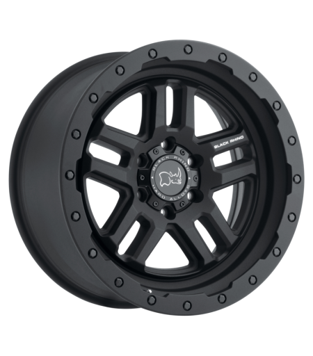 llanta Black Rhino Barstow TEXTURED MATTE BLACK 17X8 5X120/30