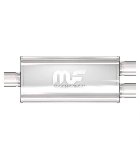 MAGNAFLOW Silenciador de Alto Flujo centro 3"/doble 2-1/2" 12198 (Ram 1500 / Ford Raptor SVT 6,2) (CHICO)