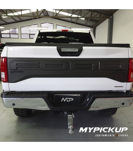 MOLDURA PORTALÓN RAPTOR STYLE FORD F150 2015-2017 MP