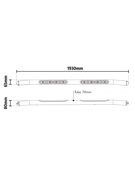 Pisaderas Fijas Tubulares Ram Rampage 2024+ BEPO
