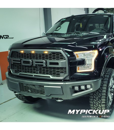 MÁSCARA RAPTOR STYLE GRIS FORD F150 2015-2017 MP