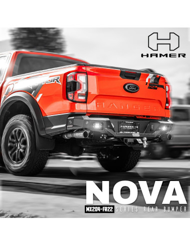 BUMPER TRASERO SERIE NOVA FORD RANGER RAPTOR...