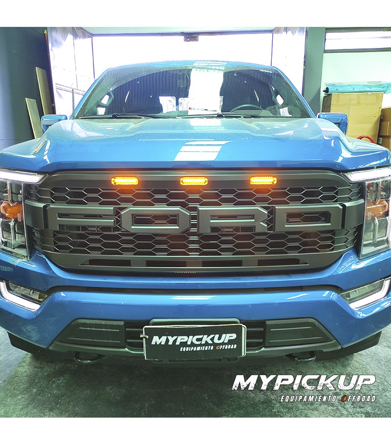 MÁSCARA RAPTOR STYLE NEGRO FORD F150 2021+ MP