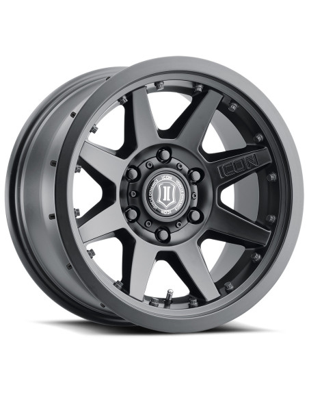 Llanta Rebound Pro Satin Black 17x8.5 6x139/0  ICON ALLOYS