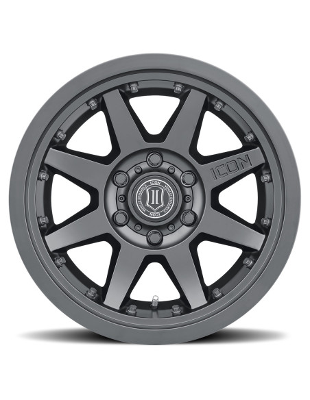 Llanta Rebound Pro Satin Black 17x8.5 6x139/0  ICON ALLOYS