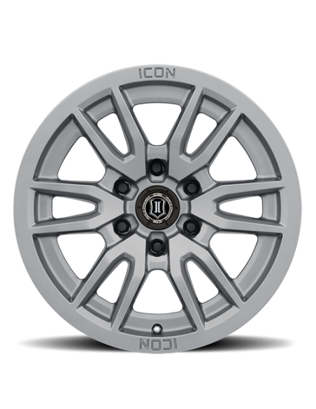 Llanta Vector 6 TITANIUM 17x8.5 6X139/0 ICON ALLOYS