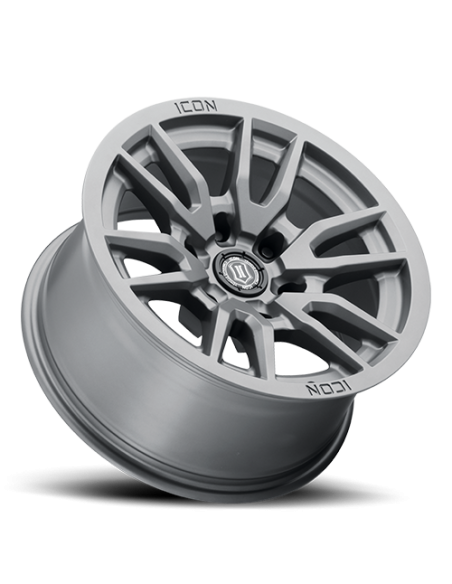 Llanta Vector 6 TITANIUM 17x8.5 6X139/0 ICON ALLOYS