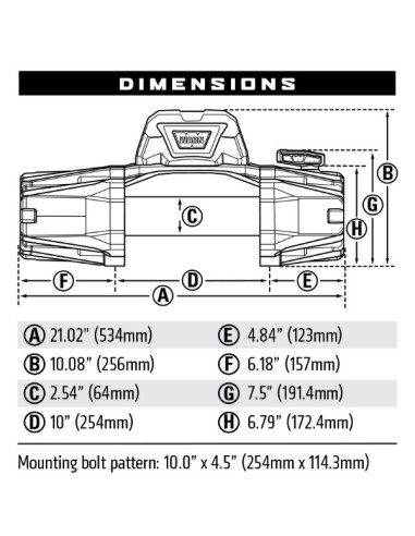 WINCHE VR EVO 10 WARN