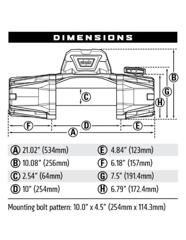 WINCHE VR EVO 8 WARN
