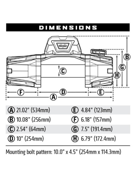 WINCHE VR EVO 8 WARN