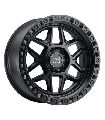 Llanta Black Rhino Kelso MATTE BLACK W/BLACK BOLTS 17X9.0 6X139.7/00